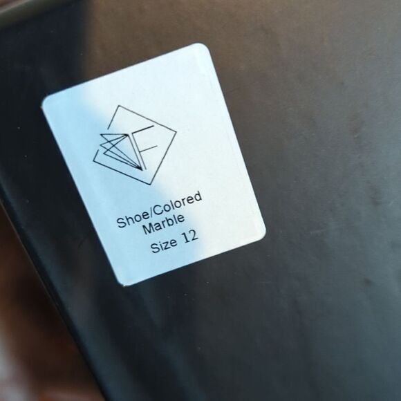 Thatcher Finch Men's Blue‎ Colored Marbled Luxury Dress Shoes Size 11 - Picture 4 of 10